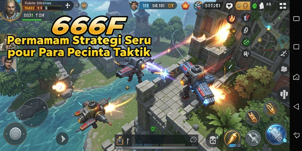 Gameplay seru dan mendebarkan dalam 666F.