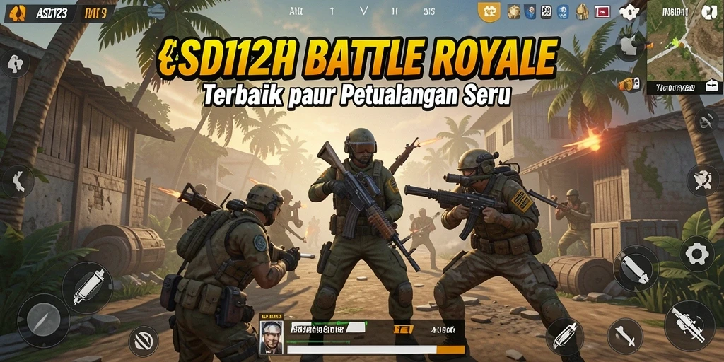 Tangkapan layar utama gameplay ASD123 yang mendebarkan dan penuh aksi.
