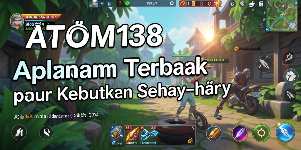 Tampilan antarmuka ATOM138 yang bersih dan menarik.