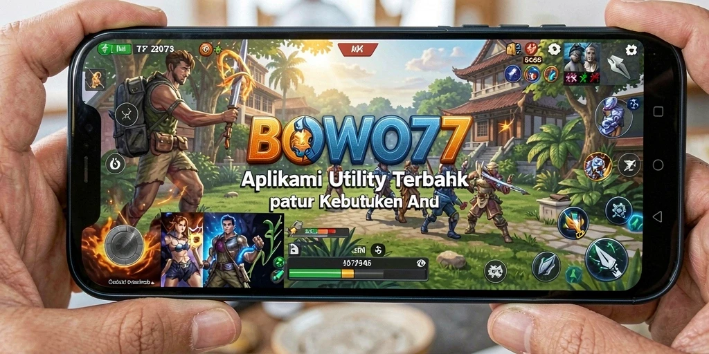 Tampilan antarmuka BOWO77 yang bersih dan intuitif untuk kebutuhan Utility.
