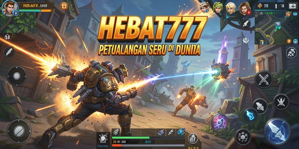 Tampilan seru gameplay HEBAT777 dengan aksi mendebarkan.