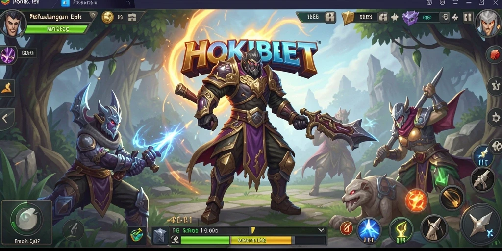 Tampilan gameplay HOKIBET yang menakjubkan dan dinamis.