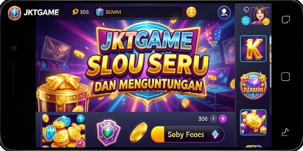 Tampilan utama gameplay Slot dari JKTGAME yang menawan.