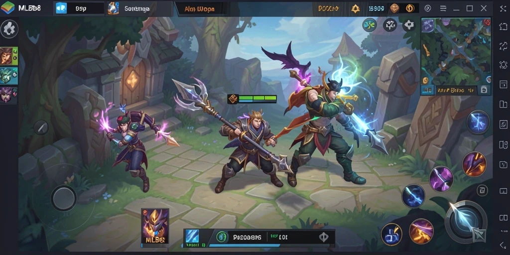 Tangkapan layar gameplay MLBB8 dengan aksi seru di dunia ARPG.