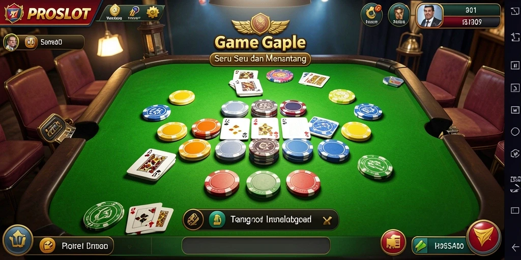 Gameplay Gaple yang seru dan interaktif di PROSLOT.