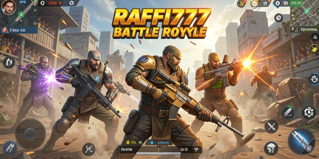 Tampilan aksi mendebarkan dalam pertempuran Battle Royale RAFFI777.