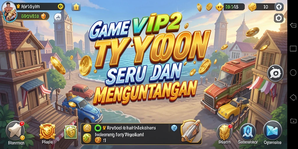 Tampilan screenshot gameplay RPVIP2 dengan elemen Tycoon yang menarik.