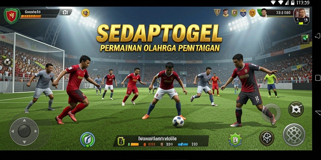 Tampilan gameplay SEDAPTOGEL yang mendebarkan dalam olahraga.