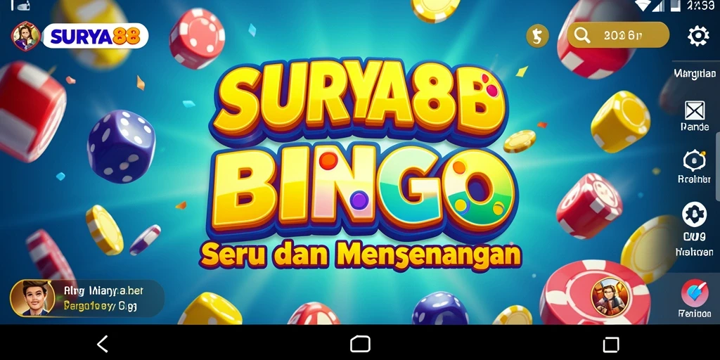 Tangkapan layar gameplay SURYA88 menampilkan serunya permainan Bingo.