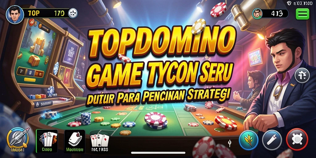 Screenshot utama TOPDOMINO menampilkan gameplay yang menarik dan penuh strategi.