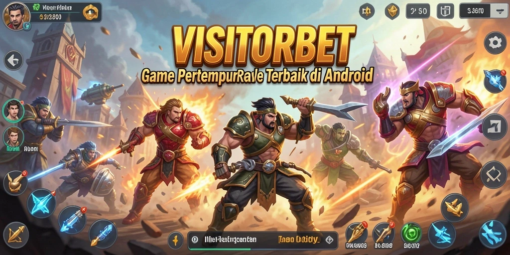 Tampilan gameplay seru dari VISITORBET di medan pertempuran.