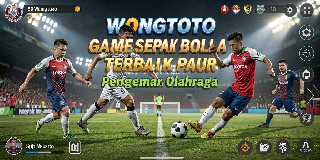Tampilan gameplay WONGTOTO dengan aksi seru di lapangan.