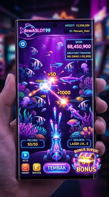 Tampilan beranda aplikasi dewaslot99 yang menarik dan mudah diakses.